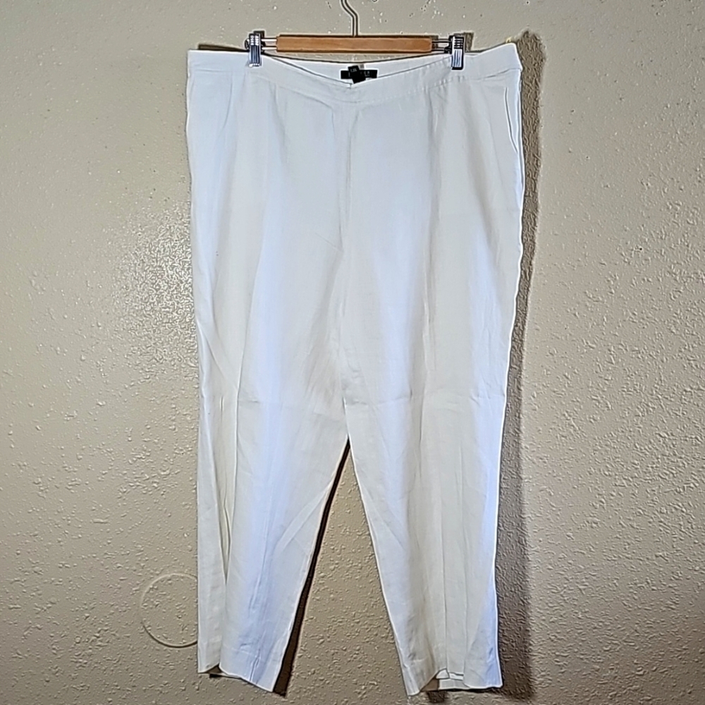 Ralph Lauren White Linen Pants